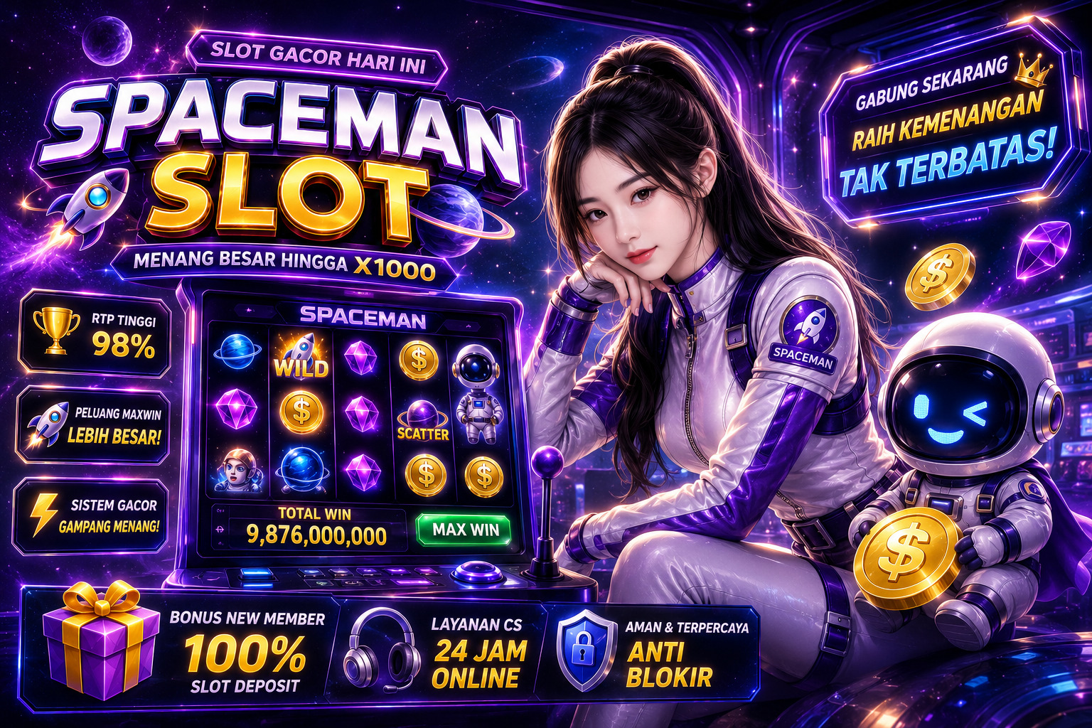 Bermain Spaceman Lebih Santai dengan Strategi Sederhana